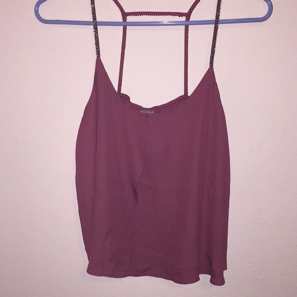 Sparkly tank crop top